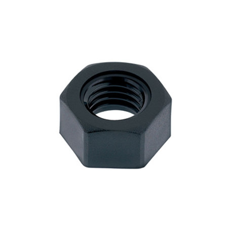 1 x Ecrou nylon noir Hexagonal HU M10 S/PLAT 16