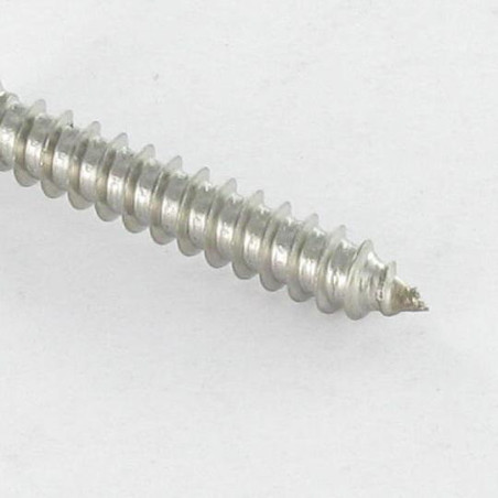 1 x VBA Vis bois agglo Tête fraisée Fendue 4X25 Inox A2