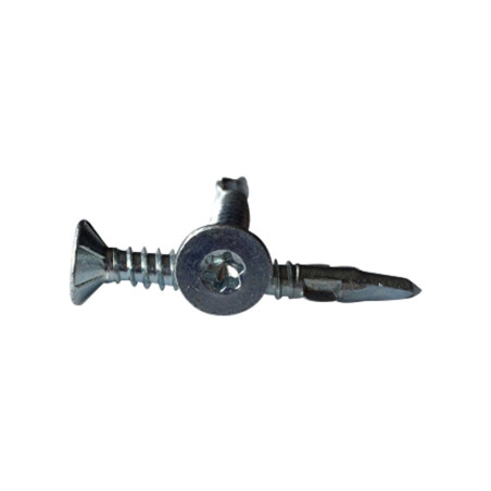 1 x Vis autoperceuse Bimétal Tête fraisée Cranté TORX T25 4.8X38