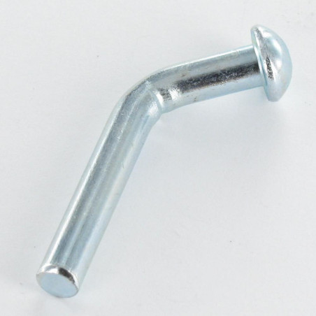 1 x Goupille de sécurité pour rack et rayonnage Tête ronde TR 6X45 Acier zingué