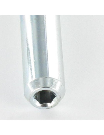 Goupille Cylindrique Taraudée 9X53 Filetée sur M6X27 Clé de 4 HC4 Acier zingué