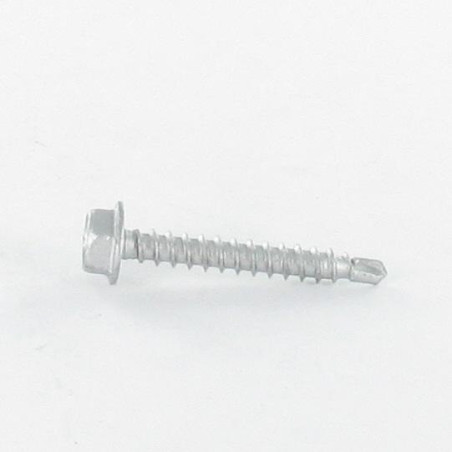 1 x Vis autoperceuse Bimétal Tête hexagonale TH Embase collerette Foret COURT 4.8X35