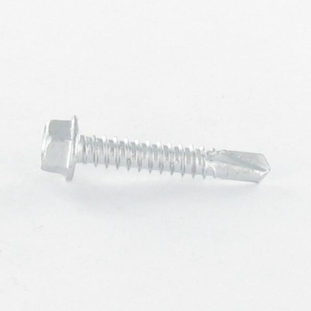 1 x Vis autoperceuse Bimétal Tête hexagonale TH Embase collerette Foret Long 5.5X32
