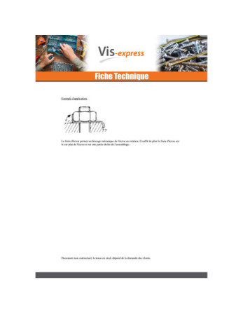 Frein D Ecrou Equerre De Diamètre M16 Inox A2