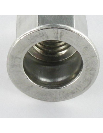 Ecrou A sertir Inox Tête plate Hexagonal M5X14 INPTH 30