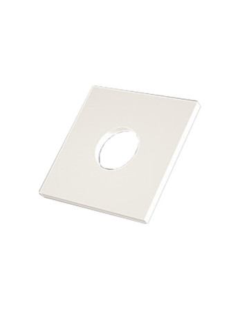 Rondelle Carrée nylon naturel M12X40X4