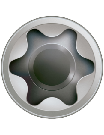 Spax Vis terrasse Tête cylindrique TC TORX T25 5X80 Inox A2