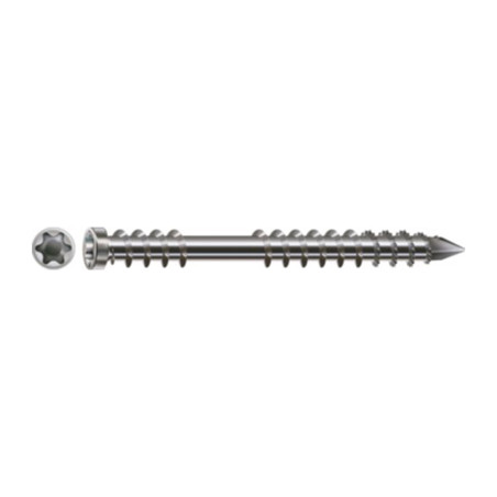1 x Spax Vis terrasse Tête cylindrique TC TORX T25 5X40 Inox A2