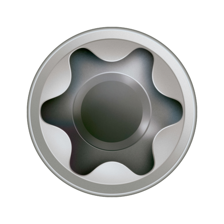 1 x Spax Vis terrasse Tête cylindrique TC TORX T25 5X40 Inox A2