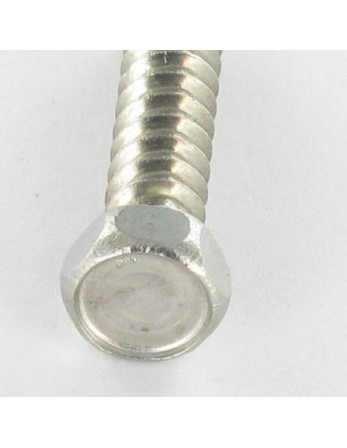 Vis tôle Inox A2 Tête hexagonale TH 6.3X70