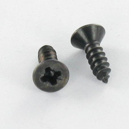 1 x Vis tôle Inox A2 Tête fraisée Pozi 4.2X13 Noir
