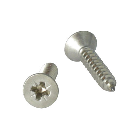 1 x Vis tôle Inox A2 Tête fraisée Pozi 4.2X50