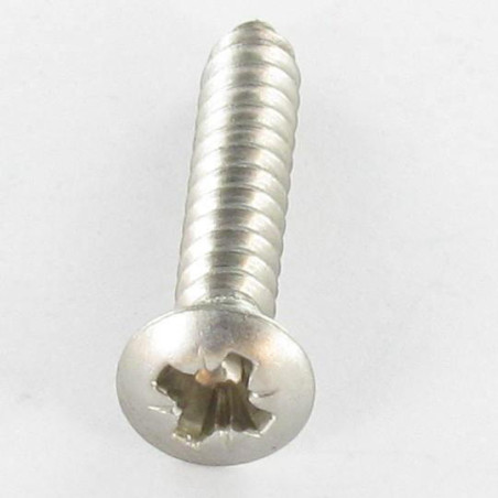 1 x Vis tôle Inox A2 Tête fraisée bombée TFB Pozi 3.5X16