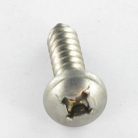 1 x Vis tôle Inox A2 Tête cylindrique TC Carré phillips 4.8X38 SQ2+PH2