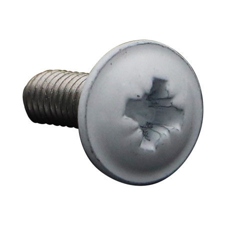 1 x Vis métaux Poelier Pozi M6X16 Inox A2 Laqué blanc RAL9016 blanc signalisation