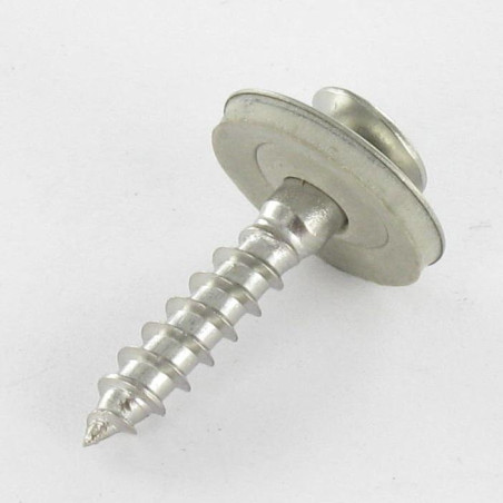 1 x Vis faitage Tête fraisée bombée TFB Pozi Inox A2 Rondelle d'étanchéite EPDM 4.5X45