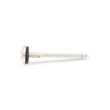 1 x Vis faitage Tête fraisée bombée TFB Pozi Inox A2 Rondelle d'étanchéite EPDM 4.5X100