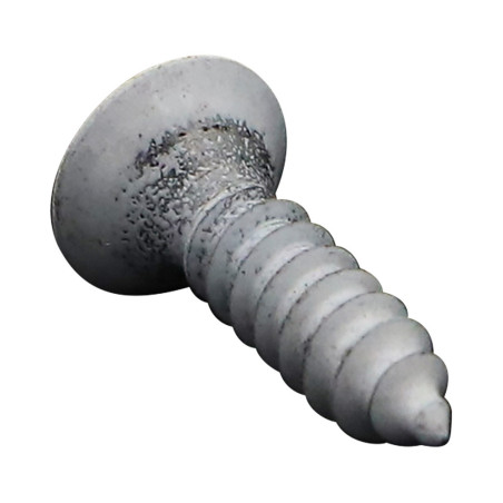 1 x Vis tôle Inox A2 Tête fraisée Pozi 4.2X45 RAL9010 blanc pur