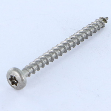 1 x Spax Vis bois Tête ronde TR T-STAR+ TORX T15 Filetage total 3.5X30 Inox A2