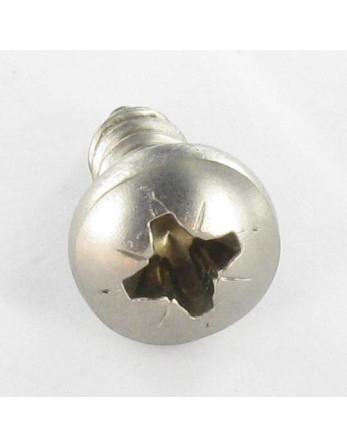 Vis tôle Inox A2 tête cylindrique bombée large Pozi 3.5X16