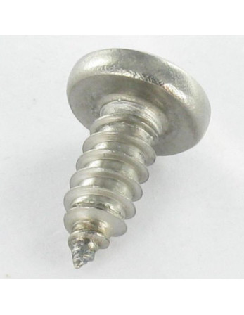 Vis tôle Inox A2 tête cylindrique bombée large Pozi 4.8X45