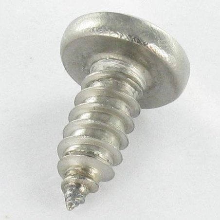 1 x Vis tôle Inox A2 tête cylindrique bombée large Pozi 5.5X13