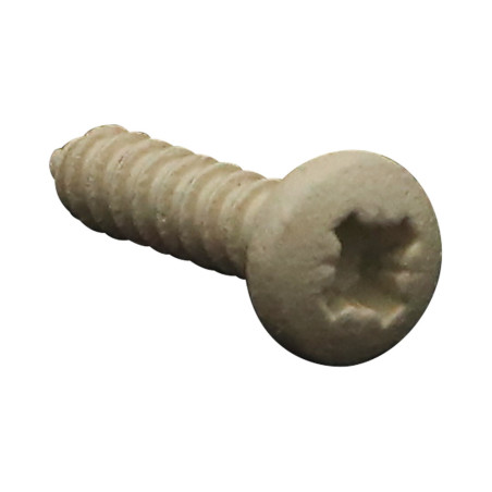 1 x Vis tôle Inox A2 tête cylindrique bombée large Pozi 3.5X16 BEIGE RAL1015 ivoire clair