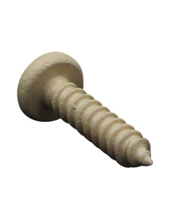 Vis tôle Inox A2 tête cylindrique bombée large Pozi 3.5X16 BEIGE RAL1015 ivoire clair