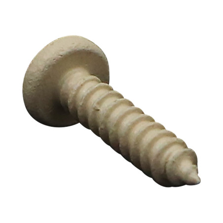 1 x Vis tôle Inox A2 tête cylindrique bombée large Pozi 3.5X16 BEIGE RAL1015 ivoire clair