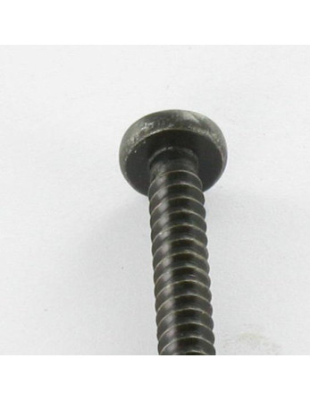 Vis tôle Inox A2 tête cylindrique bombée large Pozi 4.2X38 Noir