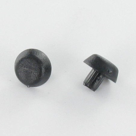 1 x Bouchon Diamètre du corps 4 Diamètre de tête: 10 Longueur sous tête 5.3 Polyethylène noir