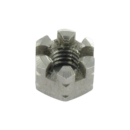 1 x Ecrou hexagonale à CRENEAUX Inox A4 M18