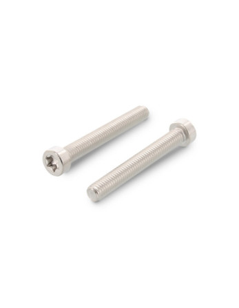 Vis métaux Tête cylindrique TC Basse TORX T45 M8X25 Filetage total Inox A2