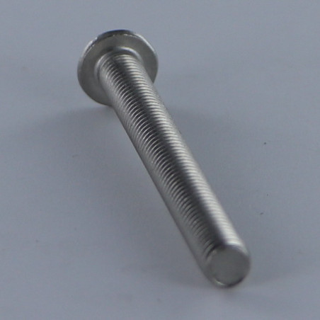1 x Vis métaux Tête Bombée TORX T40 M8X80 Filetage total Inox A2