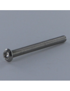 Vis métaux Tête Bombée TORX T10 M3X16 Filetage total Inox...