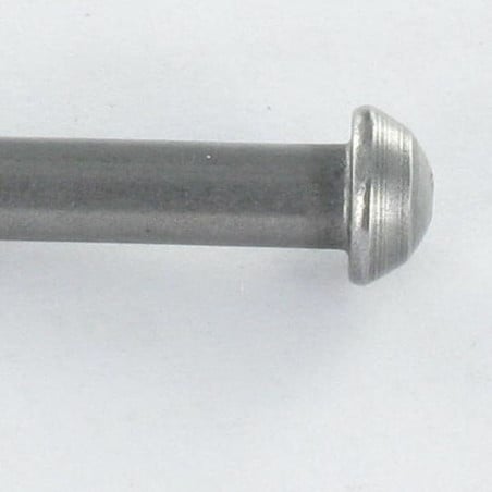 1 x Rivet à frapper Tête ronde TR 6X25 Acier brut