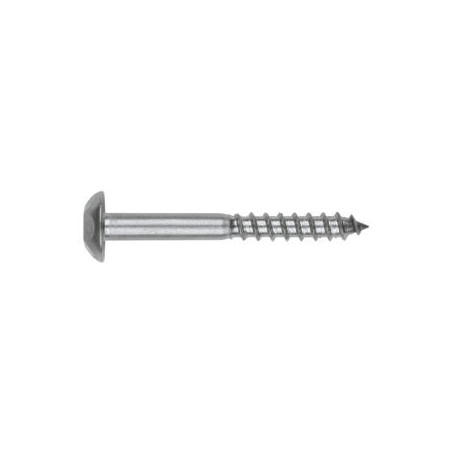 1 x Vis Penture Inviolable 2 pièces TORX Inox A2 7X60 Inox A2