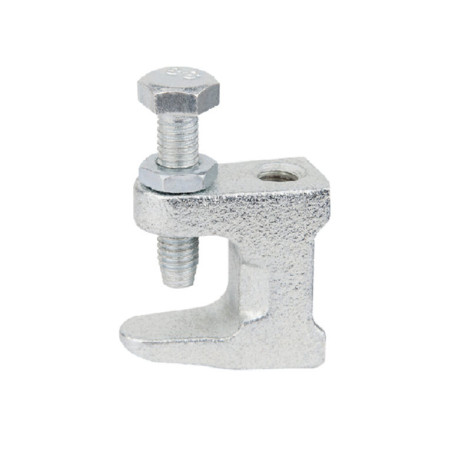 1 x Pince de fixation pour poutre M8 Acier zingué