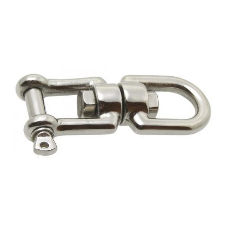 1 x Emérillon à anneaux Manille Inox A4 Diamètre 13