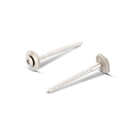 1 x Vis faitage Tête fraisée bombée TFB TORX T20 Inox A2 5X280 Rondelle d'étanchéite EPDM 2 pièces