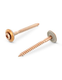 Vis faitage Tête fraisée bombée TFB TORX T20 Inox A2...
