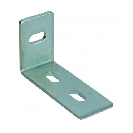 1 x Equerre réglable 30X50X20 3 Trous Acier zingué