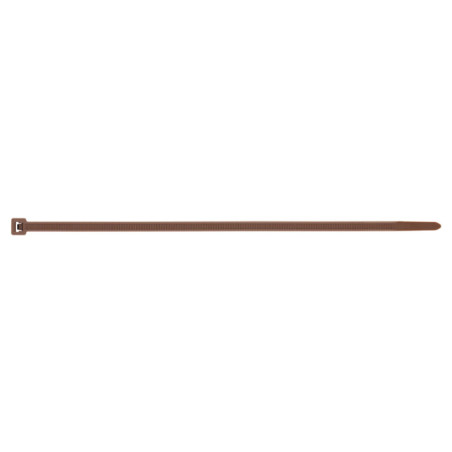 1 x Colliers de serrage Nylon Marron 4.8X200