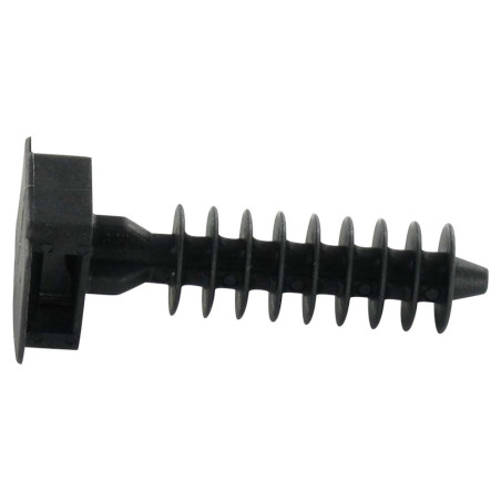 1 x SUPPORT MURAL Forme Cheville nylon noir à 9.6