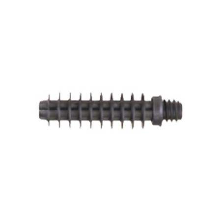 1 x Cheville Fileté Pour Embase collerette M6X37 nylon noir