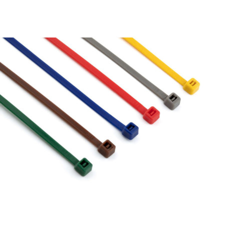 1 x Colliers de serrage Nylon Marron 3.6X200