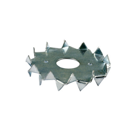 1 x CRAMPON De Charpente Double DENTURE 48X17 Acier zingué