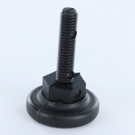 1 x PIED VErin réglable M8X40 Diamètre de tête: 30 Nylon