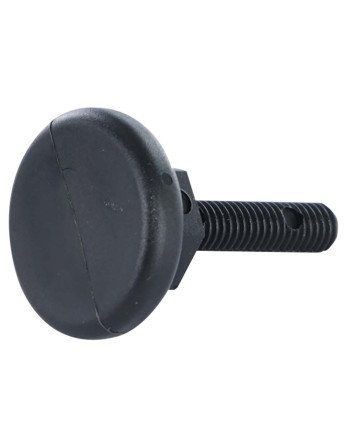 PIED VErin réglable M8X50 Diamètre de tête: 30 nylon noir