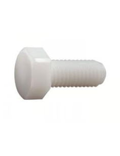 Vis métaux Tête hexagonale TH nylon naturel Polyamide 6.6... 2